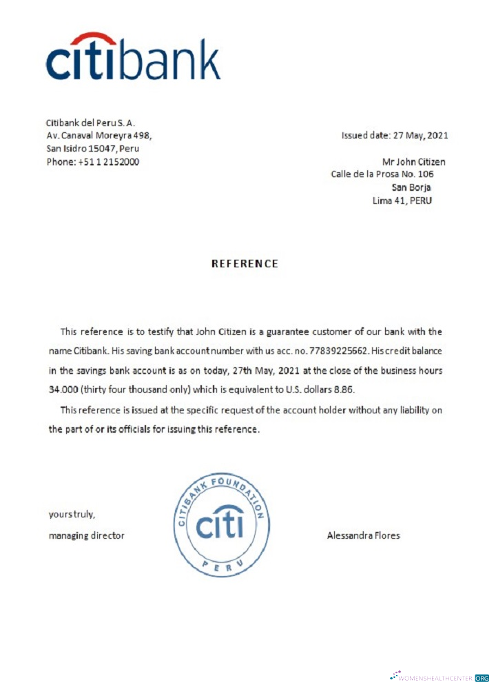 Download Peru Citibank reference Photoshop template